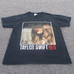 Taylor Swift Shirt Girls S Black Red Album Graphic Tour 2013 Band Singer Youth